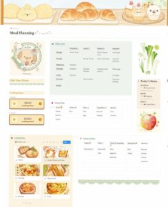 Notion Meal Plan Template for Creative Planners — 📊 📅 pro digital dashboard