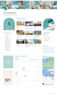 📁 📌 Notion Travel Planner: 17 Amazing Templates | only tool for life admin