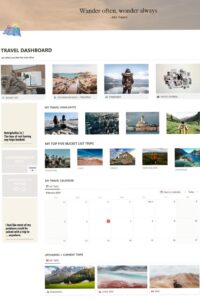 Notion Travel Planner Template | Ultimate Vacation Organizer & Digital Journal for Creative Trips — 🤍 🕯️ game-changing digital system