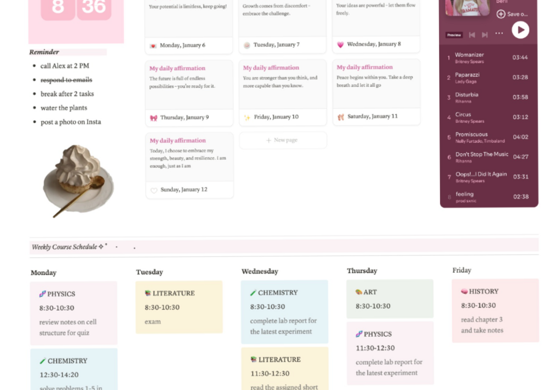 📍 🖌️ only tool for life admin: 2025 Notion Life Planner Template — Ultimate All-in-One Girl Aesthetic