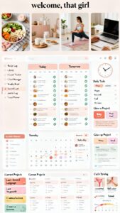 🎨 🎨 only tool for life admin: That Girl Life Planner | Notion Templates for Creative Souls