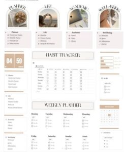 ✨ 🌿 only tool for life admin: That Girl 2026: Aesthetic Notion Planner Template