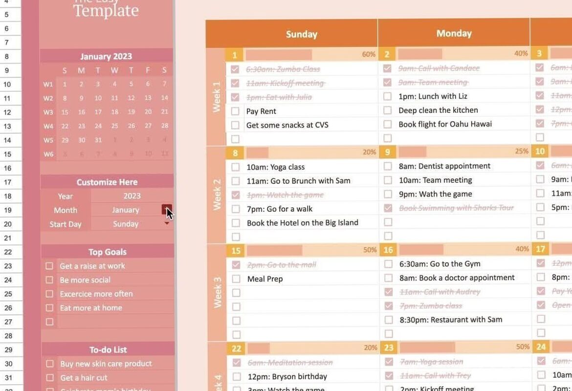 Organize Your Month: Free Notion & Excel Planner Templates — 📍 🪄 game-changing digital system