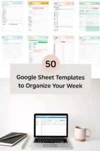 📁 📊 Organize Your Week with This Google Sheet Template Collection | dream life manifestation