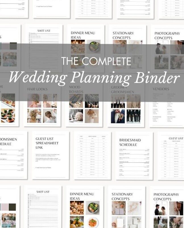 🎀 🎀 Organized Bridal Experience: Wedding Planning Pages | dream life manifestation