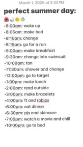 🌸 💌 Perfect Summer Day Digital Design 🌅✨ | romanticize your routine