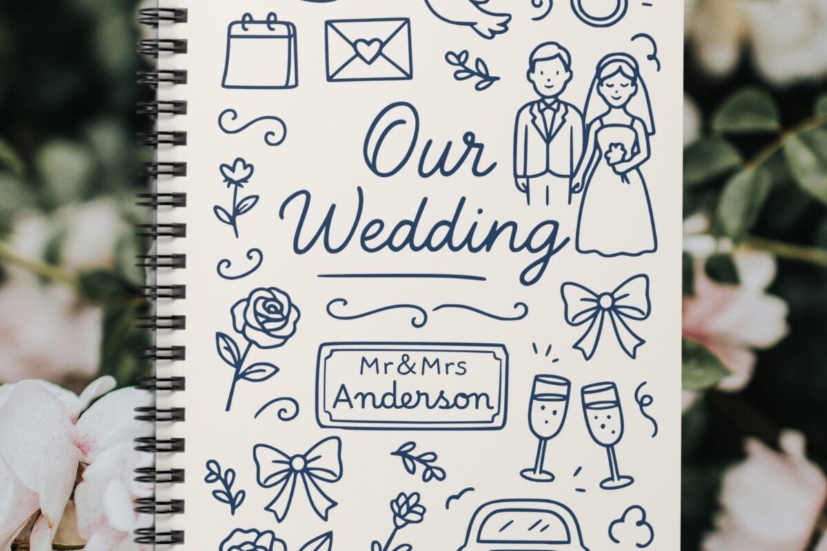 📝 🖇️ Personalized Wedding Planner Notebook | Bridal Organizer & Gift | secret to staying productive