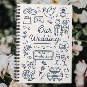 📝 🖇️ Personalized Wedding Planner Notebook | Bridal Organizer & Gift | secret to staying productive