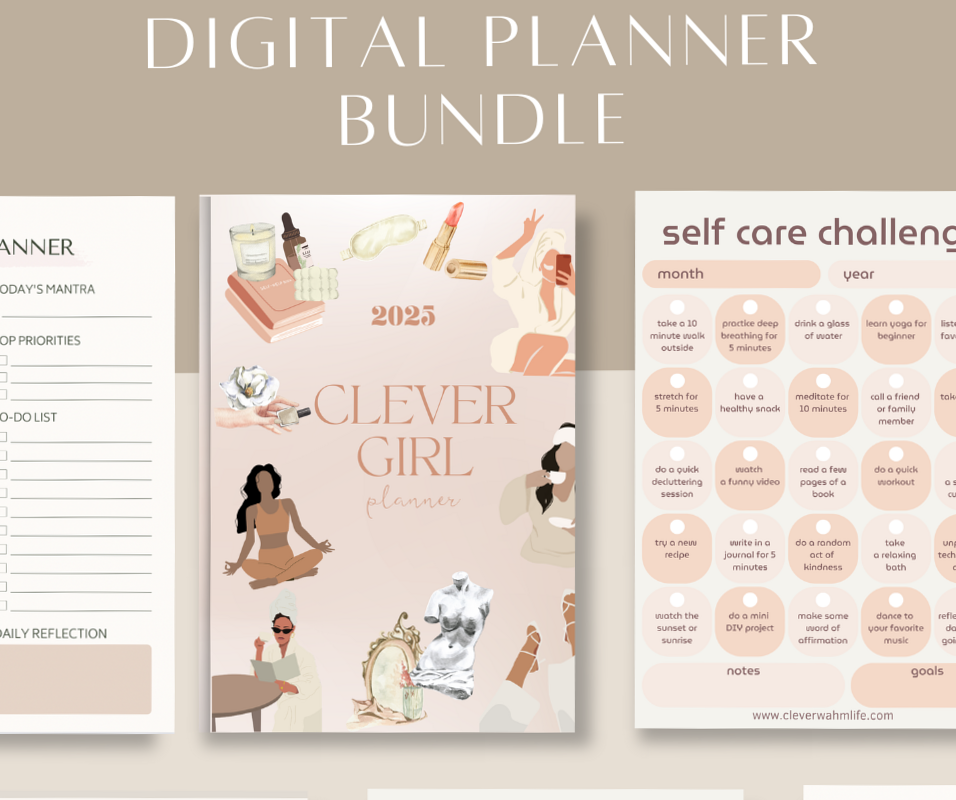 🌿 🕯️ Pink Monthly Clever Girl Planner – Pin & Save! | dream life manifestation