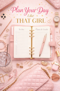 Plan Your Day Like That Girl Pink Productivity Aesthetic — 📝 📊 stay inspired all year long