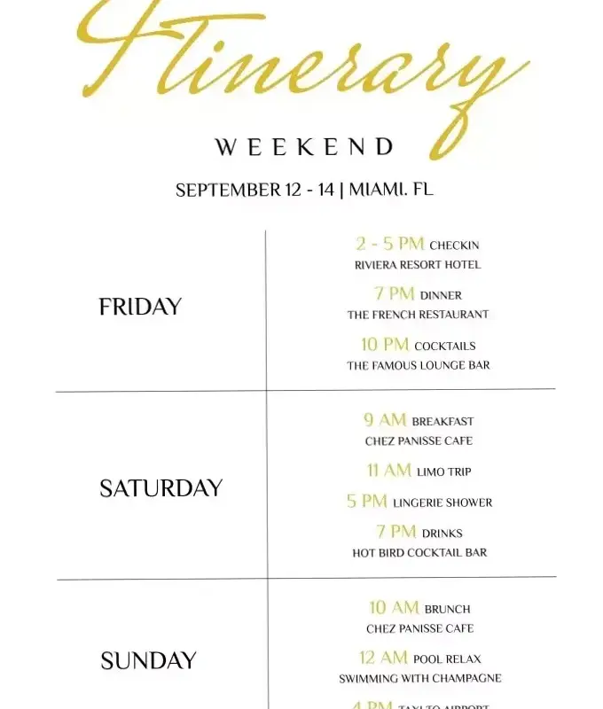 Plan Your Dream Girls Getaway with Free Templates — 🕯️ 🎀 stay inspired all year long