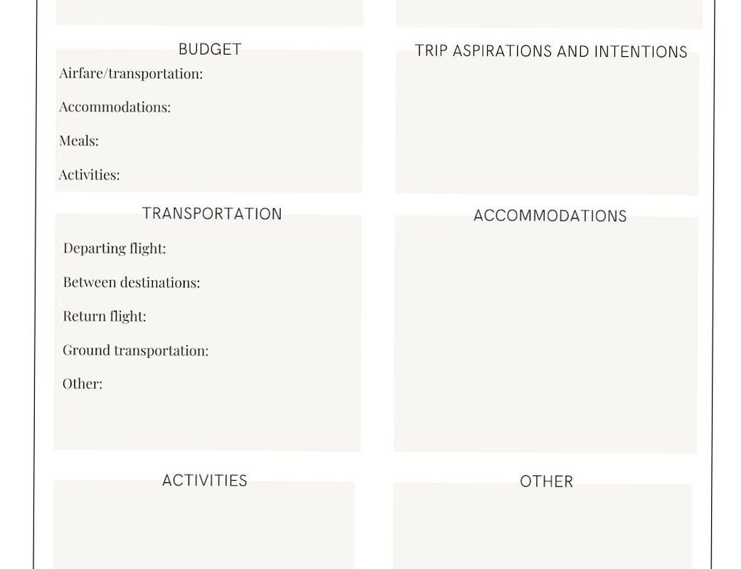 Plan Your Dream Trip with Ease: 3-in-1 Travel Planner & Packing Checklist — 👰 🍰 seamless organization hack