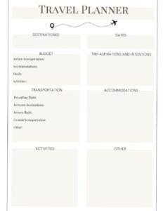Plan Your Dream Trip with Ease: 3-in-1 Travel Planner & Packing Checklist — 👰 🍰 seamless organization hack