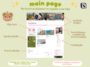 ✨ 🎀 Plan Your Dream Trip – Organize Itineraries, Budgets & Memories | romanticize your routine