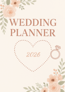 📁 📝 Plan Your Dream Wedding – Printable Planner Journal | romanticize your routine
