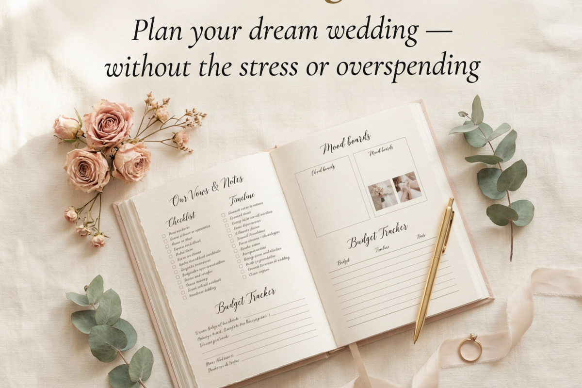 💎 🎨 Plan Your Dream Wedding Under K with Digital Design & Creative Planners | romanticize your routine