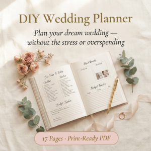 💎 🎨 Plan Your Dream Wedding Under K with Digital Design & Creative Planners | romanticize your routine