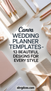 Plan Your Perfect Wedding with Canva Templates — 📁 📝 romanticize your routine
