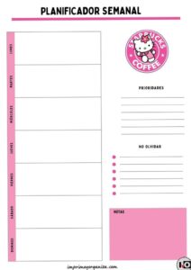 🌿 ✨ Planificadores Semanales PDF Gratis para Imprimir | secret to staying productive