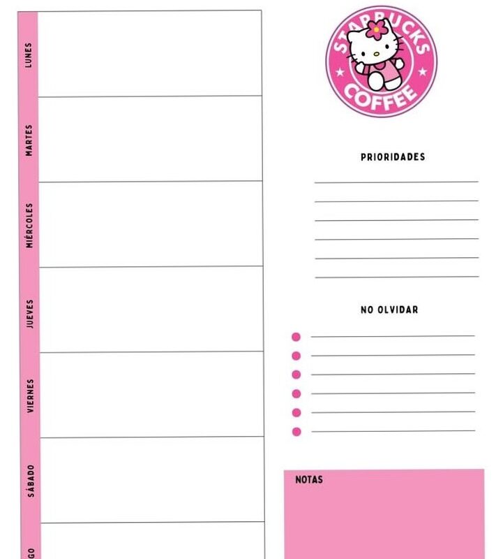 🌿 ✨ Planificadores Semanales PDF Gratis para Imprimir | secret to staying productive