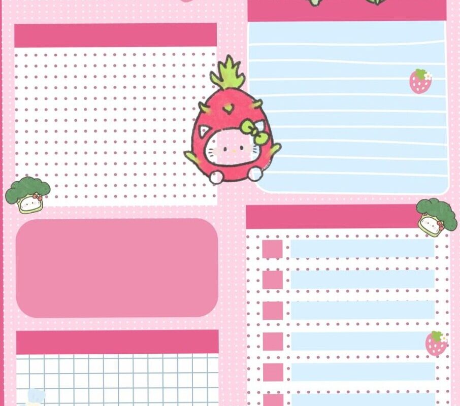 🎨 🌈 Planner Diario Hello Kitty — Diseño Digital Creativo | stay inspired all year long