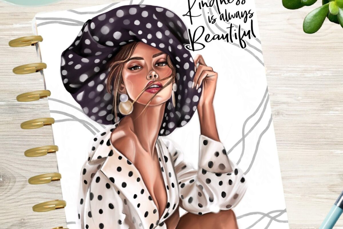 Polka Dot Kindness Planner Cover — A5 & Happy Planner Insert — ✨ ✨ 2026 efficiency hack