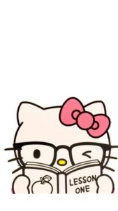 Portada Hello Kitty para Planner Digital — 💎 🌈 dream life manifestation