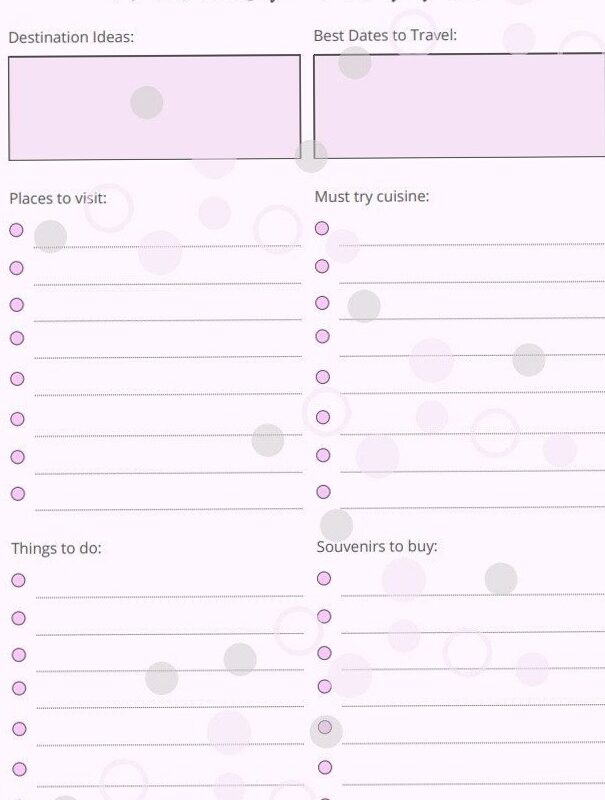 👰 🌸 Printable Vacation Planner | Digital Design & Creative Assets | secret to staying productive