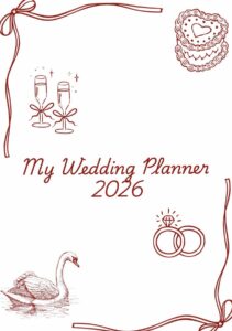 Printable Wedding Planner | Digital Design & Creative Assets — 🎀 ☁️ stay inspired all year long