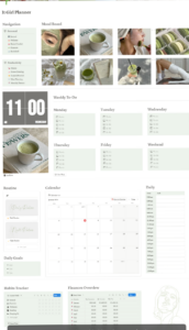 🍰 👰 pro digital dashboard: Creative It Girl Notion Planner: Free Lifestyle, Wedding & Business Organizer