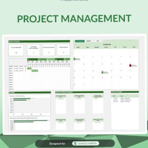 Project Management Template | Task Manager & To-Do List for Teams in Google Sheets — 🕯️ 🎀 romanticize your routine