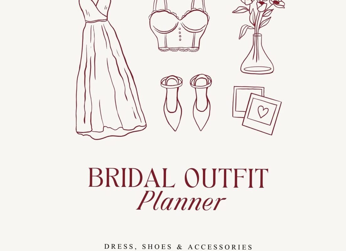 Red & White Minimalist Bridal Planner A4 Templates — 🌈 🎨 dream life manifestation