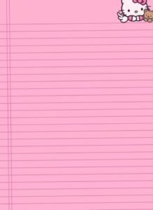 🎨 🌈 romanticize your routine: Adorable Hello Kitty Paper Design for Planners & Digital Creations