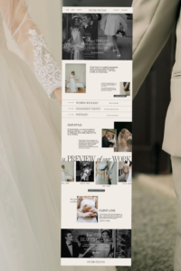 🎀 🌿 romanticize your routine: Editorial Elegance: Luxury Wedding Photography Website Design