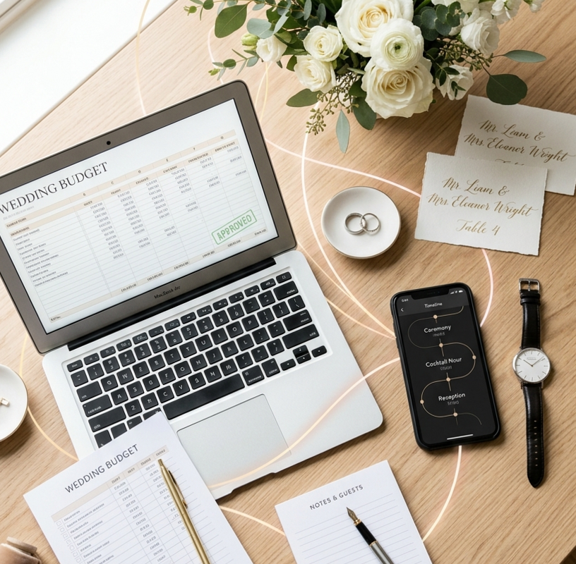 📝 🖇️ romanticize your routine: Effortlessly Plan Your Dream Wedding | Wedding Ideas App