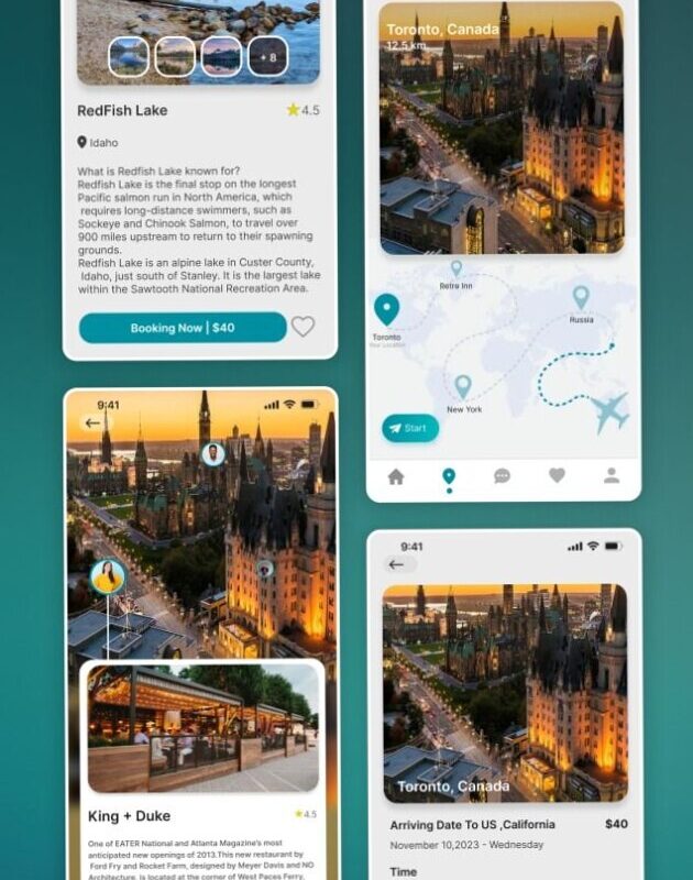 💍 💌 romanticize your routine: Explore the World with This Stunning Travel App Design