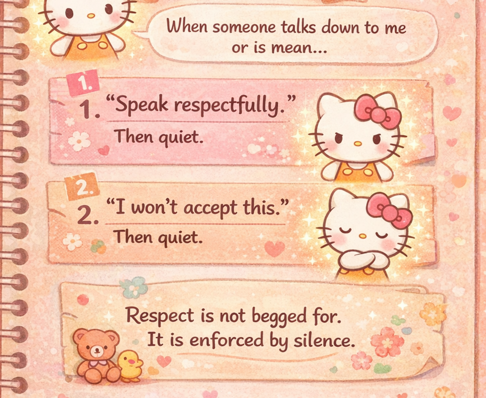 ✨ 🤍 romanticize your routine: Hello Kitty Worksheet | Free Printable | Personal Use Only