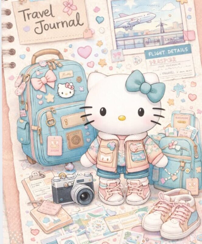 🥂 👰 romanticize your routine: Hello Kitty Travel Wallpaper for Devices