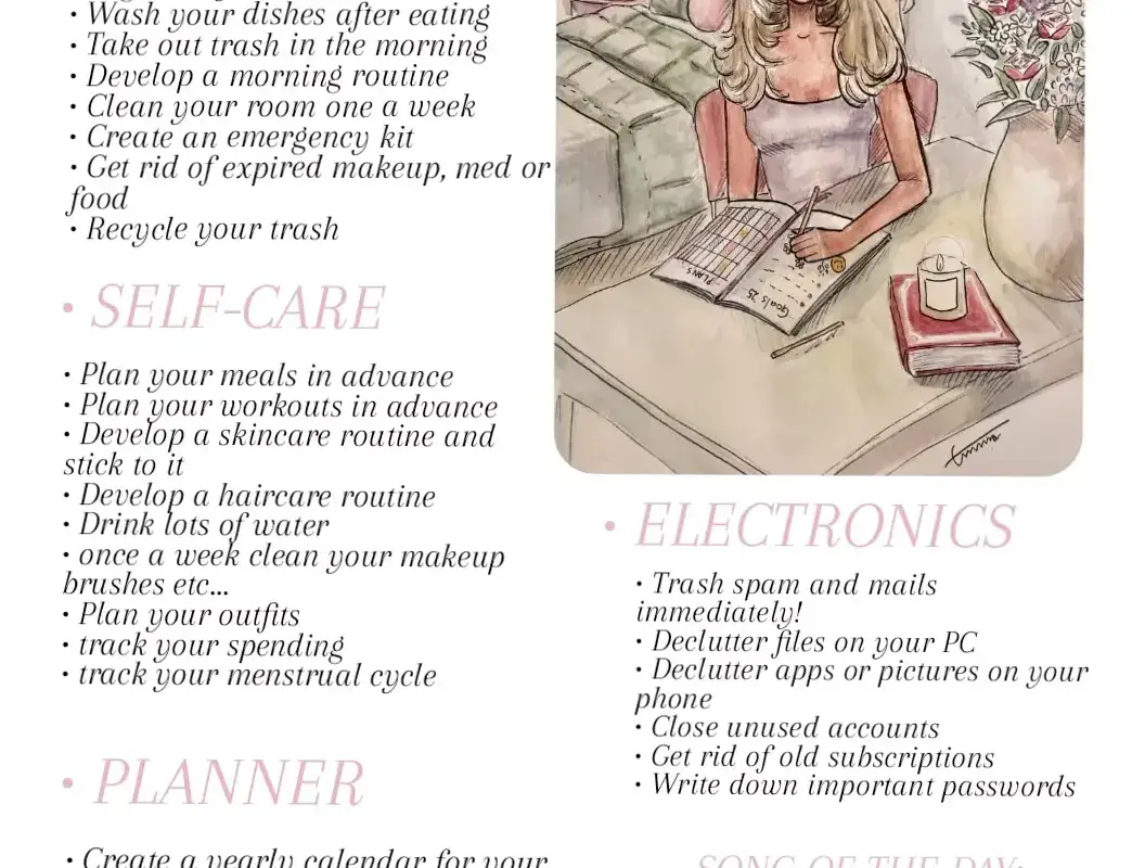 ✨ ✨ romanticize your routine: How I Stay Organized | @Biancasadvice