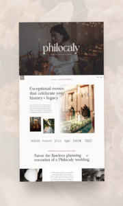 🌈 🎨 romanticize your routine: Luxury Showit Site for Wedding Planners | Design Inspiration