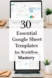💎 📍 romanticize your routine: Master Your Workflow with Google Sheet Template Collection