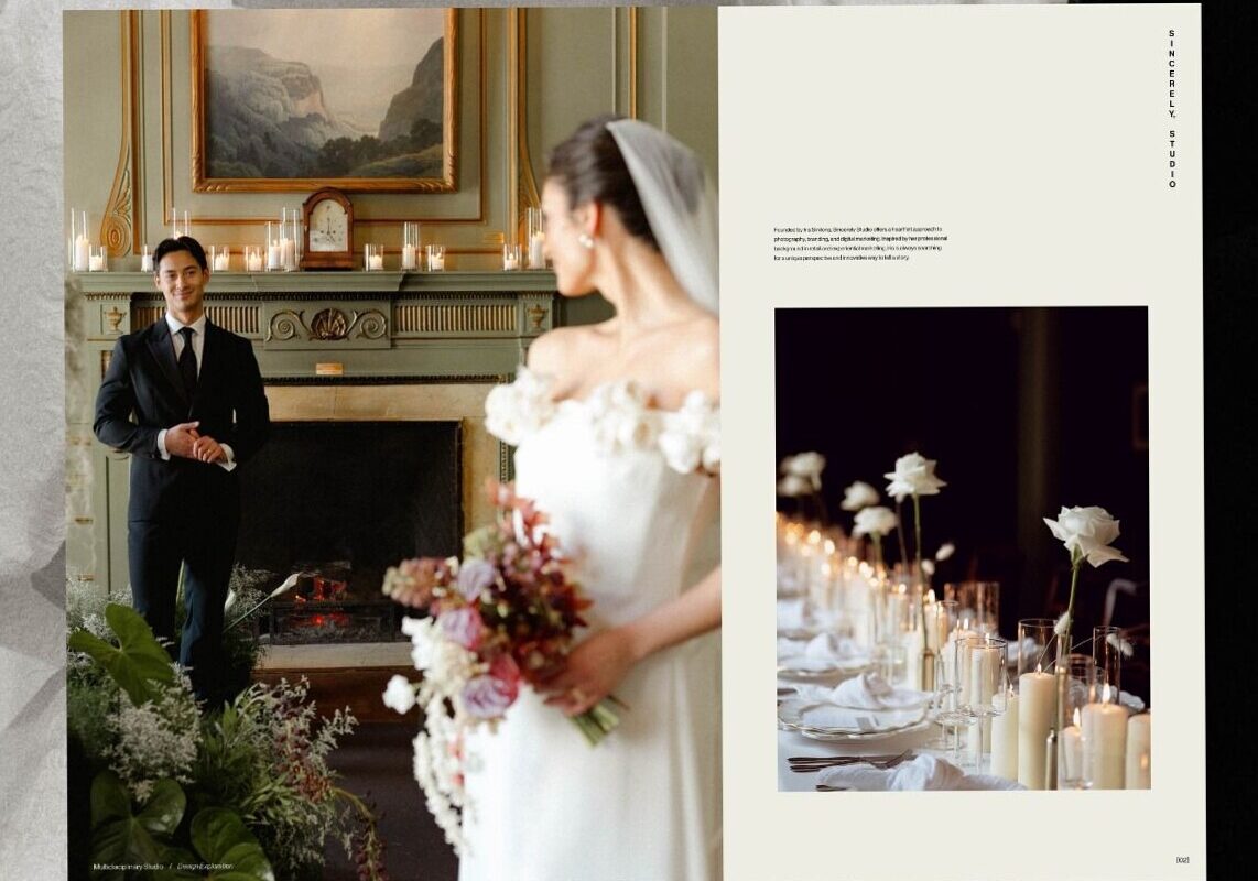 🌸 🍰 romanticize your routine: Minimal & Clean Website Layout for Wedding Photographer