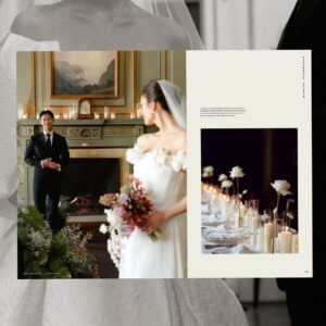 🌸 🍰 romanticize your routine: Minimal & Clean Website Layout for Wedding Photographer