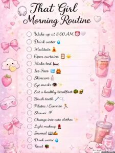 ☁️ 🎀 romanticize your routine: Morning & Night Routine Inspiration for Creative Souls