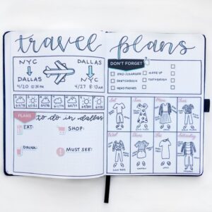 🪄 📍 romanticize your routine: Organize Your Travel Plans in Your Journal