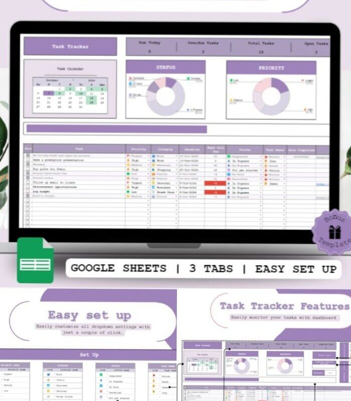 🍰 🥂 romanticize your routine: Organize Your Day with Google Sheets Calendar Design