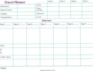📊 📁 romanticize your routine: Plan Your Perfect Getaway with a Travel Planner
