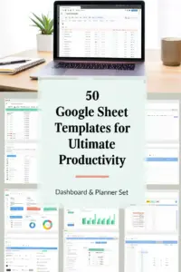 📍 🪄 romanticize your routine: Streamline Workflow with Google Sheet Templates for Designers