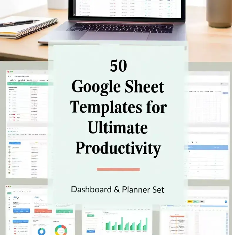📍 🪄 romanticize your routine: Streamline Workflow with Google Sheet Templates for Designers