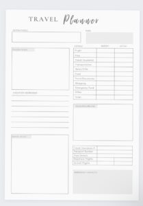 🎀 ✨ romanticize your routine: Ultimate Vacation Planner: Excel Templates for Trip Organization